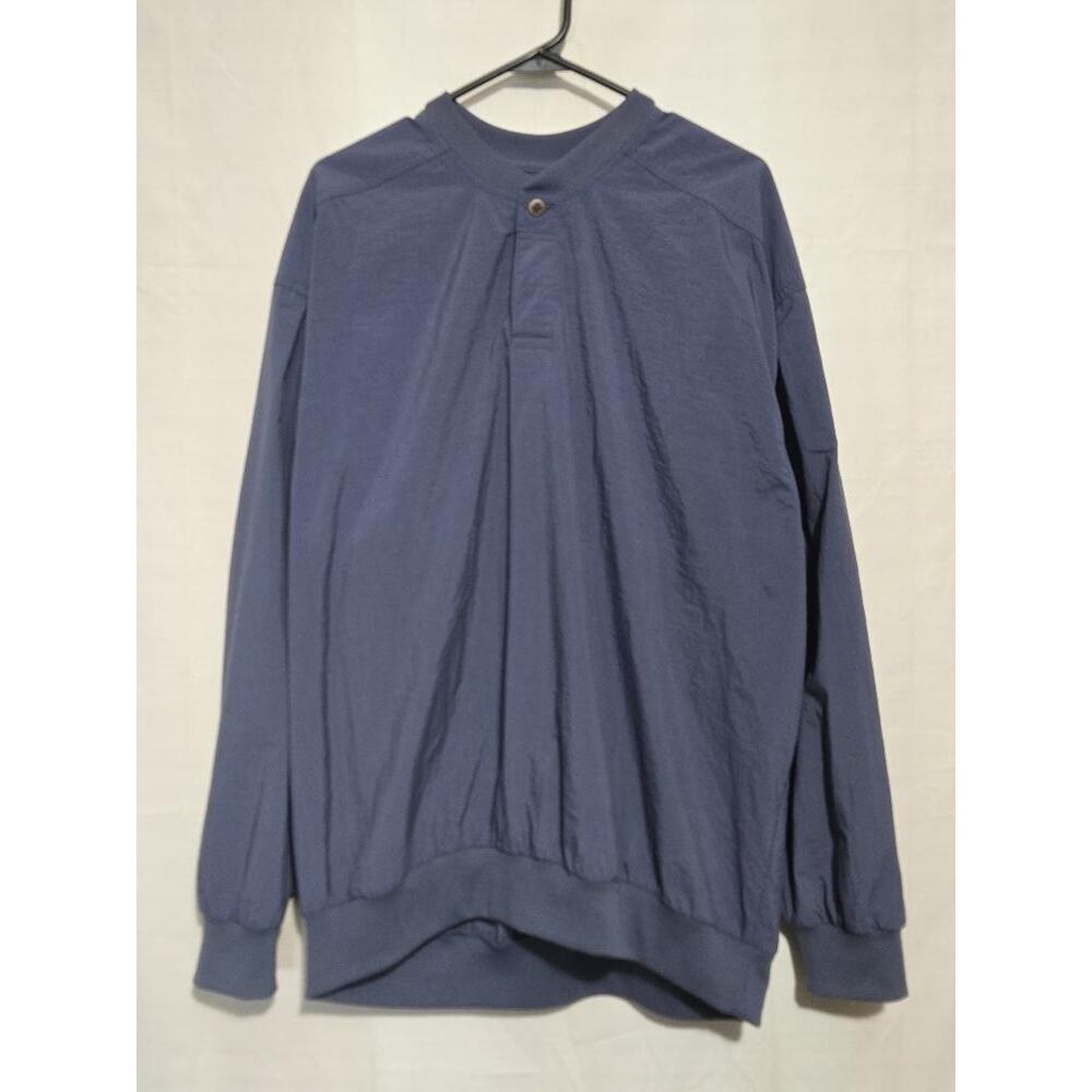 Nike Golf Mens XL Blue Long Sleeve Pullover 100% Polyester Athletic Golf Top
